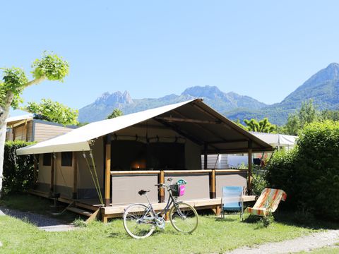 TENTE TOILE ET BOIS 5 personnes - Safari