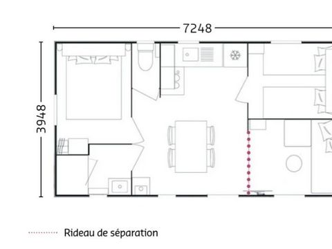 MOBILHOME 4 personnes - Mobile-home GRENADINES**** 4 personnes