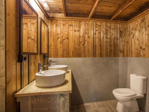 TENTE TOILE ET BOIS 6 personnes - Lodge PREMIUM BAHAMAS 6 personnes MEZZANINE