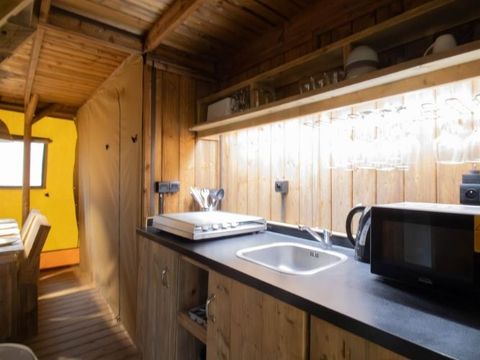 TENTE TOILE ET BOIS 6 personnes - Lodge PREMIUM BAHAMAS 6 personnes