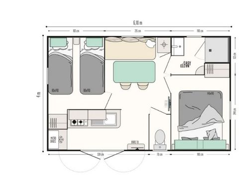 MOBILHOME 4 personnes - Mobile-home ABACO**** 4 personnes