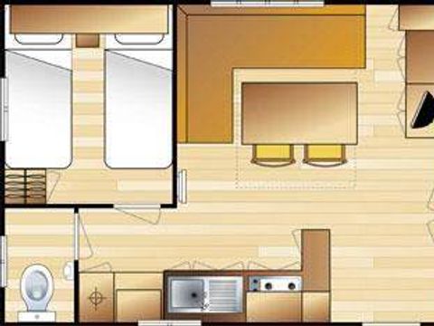 MOBILHOME 6 personnes - MH IRM 2011 29m2 -30