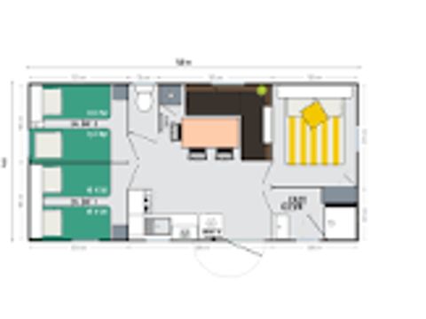 MOBILHOME 6 personnes - Classic 3CH/6P