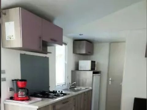 MOBILHOME 4 personnes - Mobil-Home Confort Large 3 Pièces 4 Personnes + TV