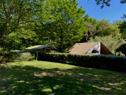 TENTE TOILE ET BOIS 4 personnes - Lodge tente - sans sanitaire