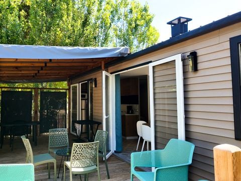 MOBILHOME 4 personnes - Coté jardin Emeraude 2CH 4PERS