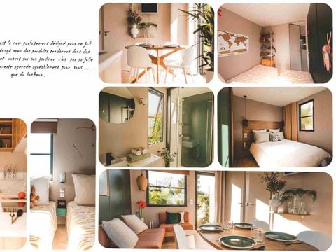 MOBILHOME 4 personnes - Coté jardin Emeraude 2CH 4PERS