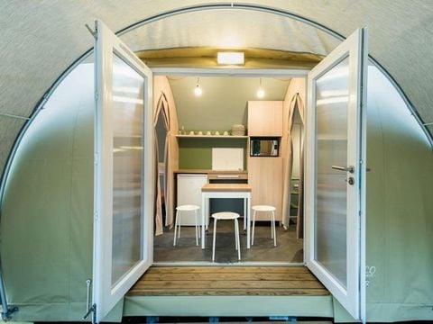 Tente en toile et en bois 4 personnes - Coco Sweet 2 chambres