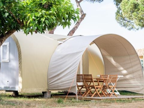 Tente en toile et en bois 4 personnes - Coco Sweet 2 chambres