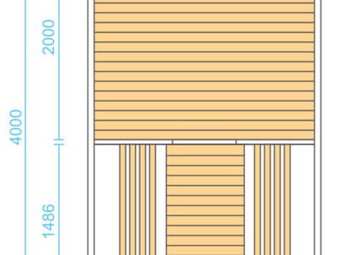 Hébergement 2 personnes - Barrel - 1 chambre