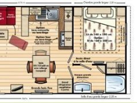 Mobilhome 4 personnes - Grand Classic - 2 chambres