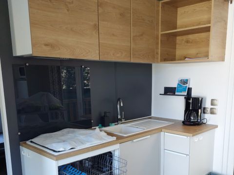 MOBILHOME 6 personnes - Contemporain Côté jardin 3 chambres