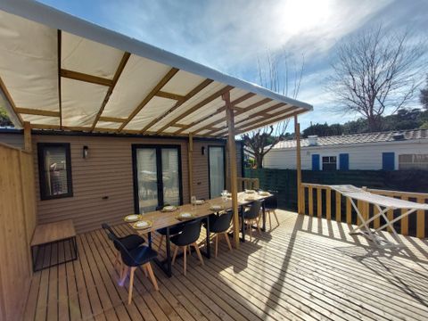 MOBILHOME 10 personnes - Tribu deux logements côte à côte
