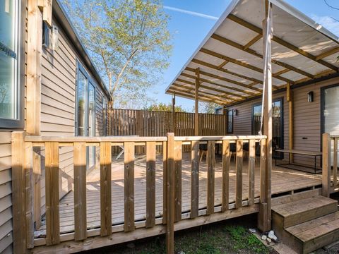 MOBILHOME 10 personnes - Tribu deux logements côte à côte