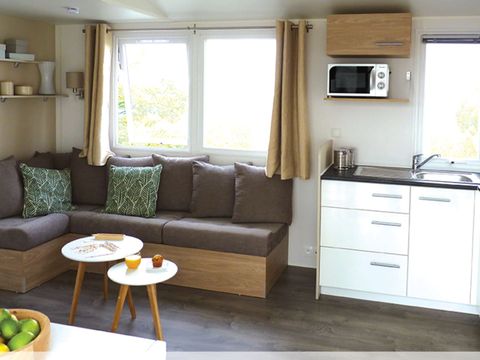 MOBILHOME 8 personnes - Mobil home Elégance 3 chambres (8 pers) terrasse