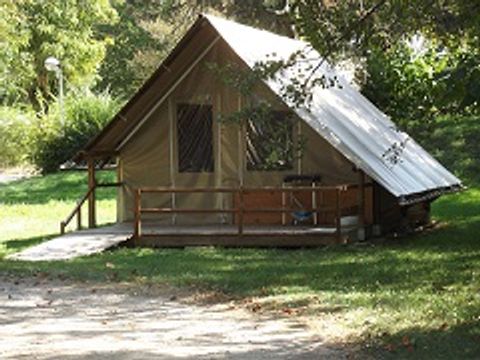 TENTE TOILE ET BOIS 2 personnes - PMR (sans sanitaires)