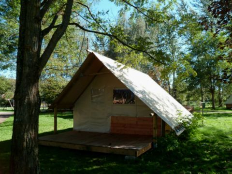 TENTE TOILE ET BOIS 2 personnes - PMR (sans sanitaires)