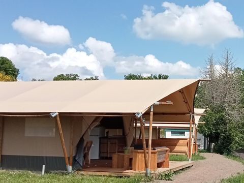 TENTE TOILE ET BOIS 5 personnes - TENTE SAFARI COLORADO