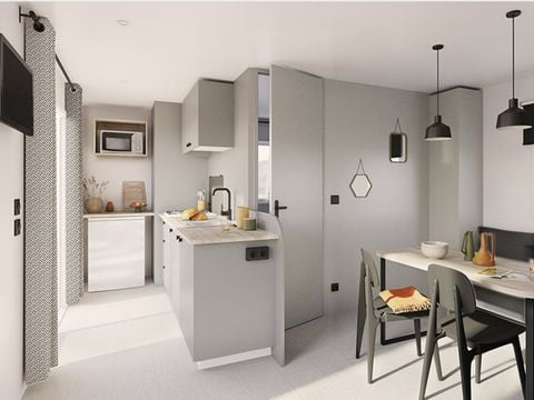 MOBILHOME 4 personnes - Select TV LV Clim Plancha - 2 chambres - 4 personnes