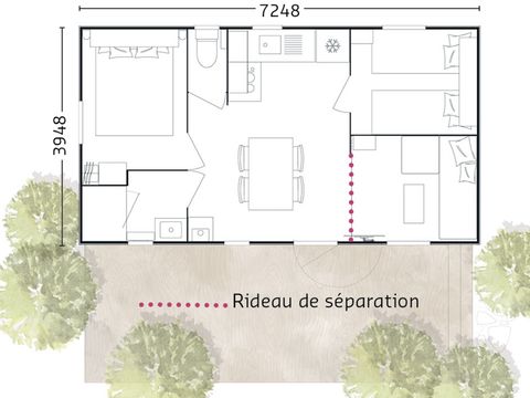 MOBILHOME 6 personnes - Confort Plus 4/6