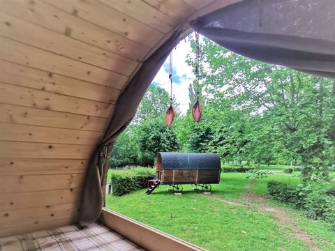 Hébergement 4 personnes - Roulottes du Val de Saône - 2 adultes - 2 enfants
