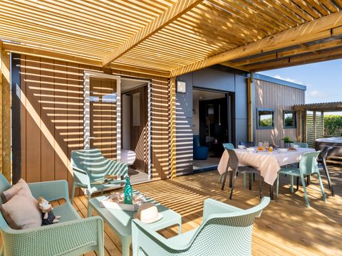 MOBILHOME 6 personnes - EXCLUSIF 3 chambres Jacuzzi avec suite parentale