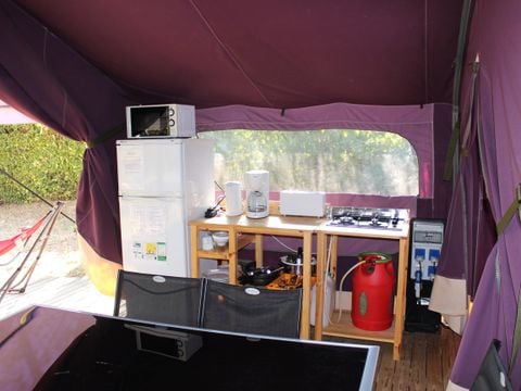 TENTE TOILE ET BOIS 5 personnes - LODGE NATURE