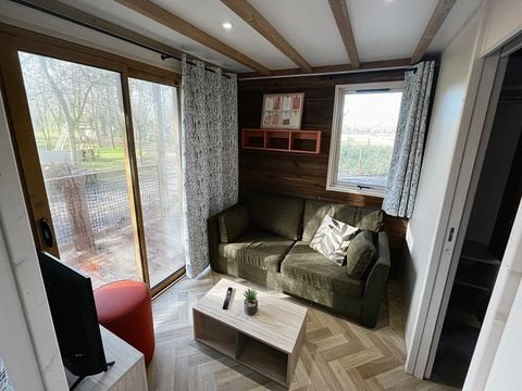 CHALET 7 personnes - Prestige 60 m² (3 chambres) dont terrasse couverte + Clim + TV + LV + Plancha