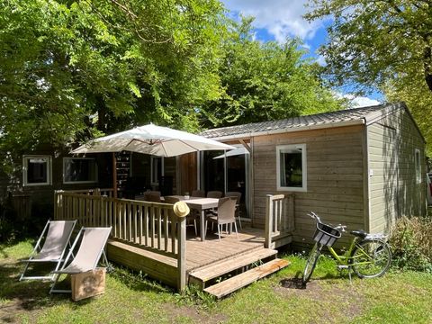Chalet 7 personnes - PREMIUM 50m² - 3 chambres - Terrasse - TV - Lave-vaisselle - Plancha - Climatisation