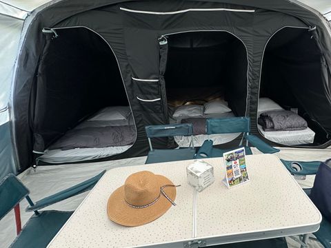 Tente 2 personnes - Forfait aménagée - Toute équipée