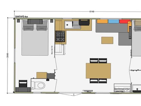 MOBILHOME 6 personnes - STANDARD 27M²