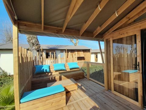 LODGE 4 personnes - LODGE SWEET FLOWER CONFORT + TV