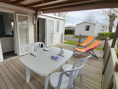 Mobilhome 4 personnes - Mobil-home Confort 26m² 2 chambres + TV 4 pers + CLIM