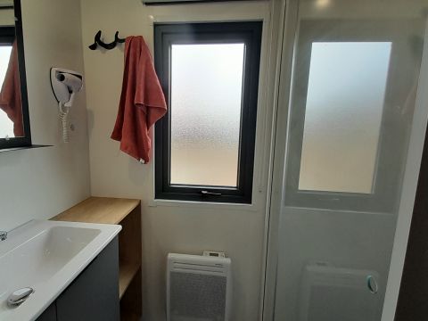Mobilhome 4 personnes - Mobil-home Premium 2 chambres 32m² - 2 salles de bain + TV 4 pers + CLIM