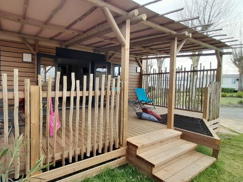 Mobilhome 4 personnes - Mobil-home Premium 2 chambres 32m² - 2 salles de bain + TV 4 pers + CLIM