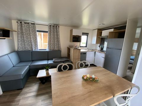 Mobilhome 6 personnes - Mobil-home Premium 3 chambres 37m² - 2 salles de bain + TV 6 pers + CLIM
