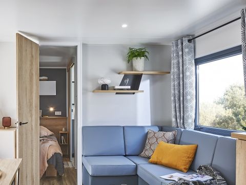 Mobilhome 6 personnes - Mobil-home Premium 3 chambres 37m² - 2 salles de bain + TV 6 pers + CLIM