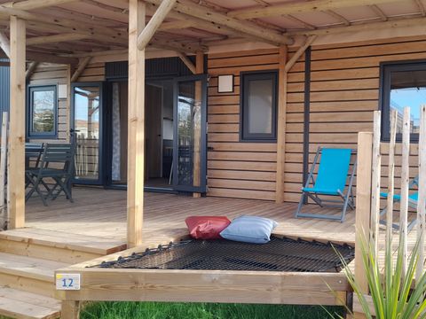 Mobilhome 6 personnes - Mobil-home Premium 3 chambres 37m² - 2 salles de bain + TV 6 pers + CLIM