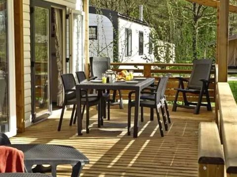 MOBILHOME 6 personnes - Mobil-home | Premium | 3 Ch. | 6 Pers. | Terrasse surélevée