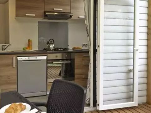 MOBILHOME 6 personnes - Mobil-home | Premium | 3 Ch. | 6 Pers. | Terrasse surélevée