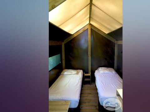 TENTE TOILE ET BOIS 2 personnes - Lodg'Yssée 1 chambre 7 m² 2 pers