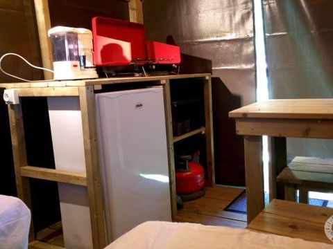 TENTE TOILE ET BOIS 2 personnes - Lodg'Yssée 1 chambre 7 m² 2 pers