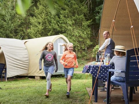 Tente en toile et en bois 4 personnes - COCO SWEET sans sanitaires