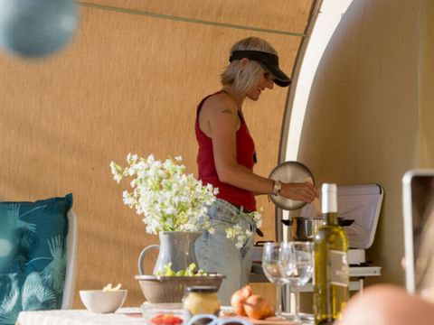 TENTE TOILE ET BOIS 4 personnes - COCO SWEET sans sanitaires