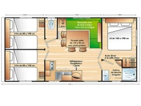 MOBILHOME 6 personnes - Standard