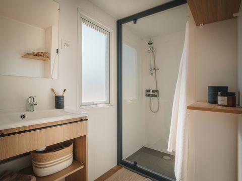 MOBILHOME 7 personnes - Mobil-home Premium -  3 chambres + Terrasse + LV