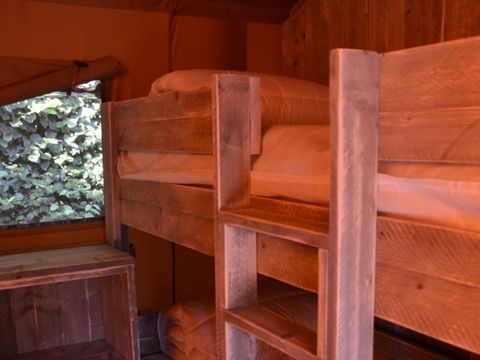 Tente en toile et en bois 6 personnes - TENTE SAFARI (PREMIUM)