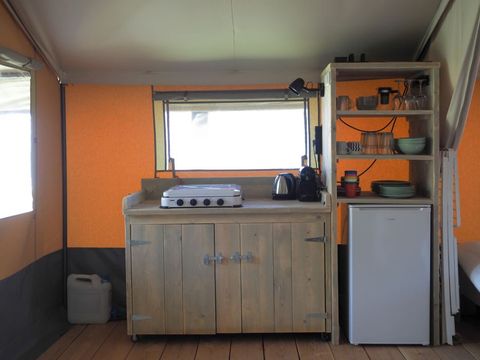 Tente en toile et en bois 5 personnes - Tente Wood 5pers (Premium)