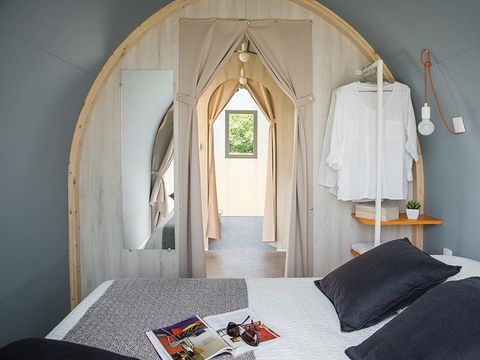 TENTE TOILE ET BOIS 4 personnes - Bungalow Coco sweet