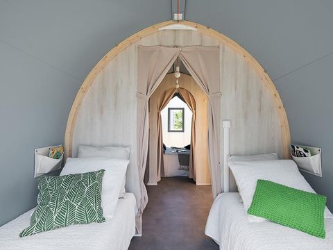 Tente en toile et en bois 2 personnes - Bungalow Coco sweet